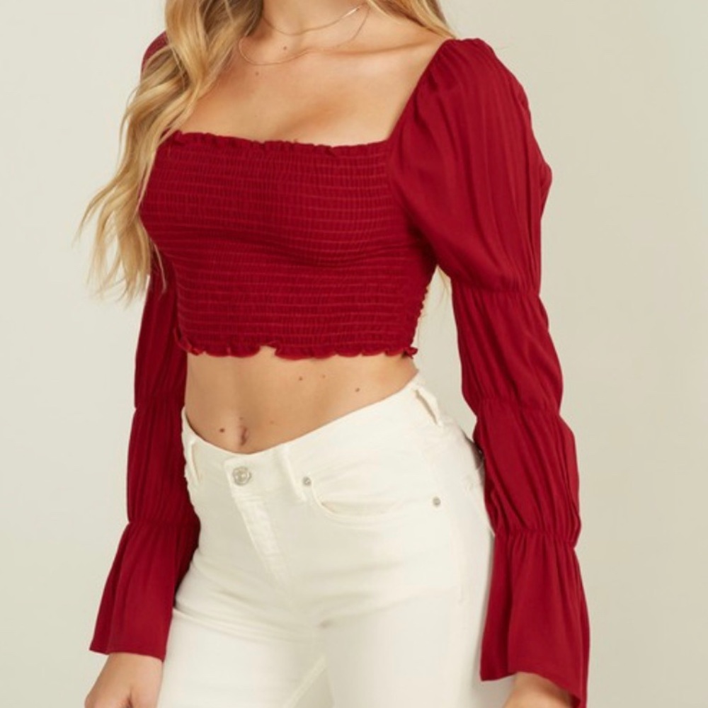 Smock Crop Top - Picture 6 of 15